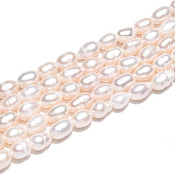 Нити из натурального культивированного пресноводного жемчуга PEAR-N012-04U-01