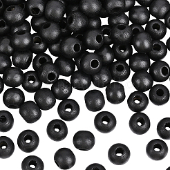 600 pièces de perles en bois naturel teint&nbsp;WOOD-PA0001-68B