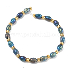 Galvanisierte natürliche Druzy Geode Kristallperlen Stränge&nbsp;G-G459-03B-07