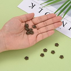 Крышки для бусин тибетского стиля X-TIBEB-A24621-AB-FF