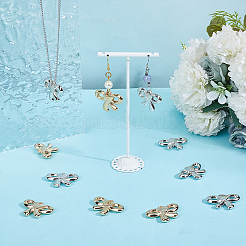 80шт 2-х цветные пластиковые подвески ccb&nbsp;CCB-ME0001-01