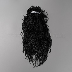 Finiture in pizzo con frange di poliestere&nbsp;SRIB-WH0011-143A
