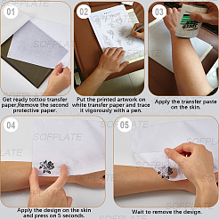 Rechteckige Wärmeübertragungsfolie aus Papier&nbsp;DIY-WH20006-41
