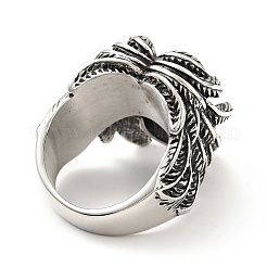 Anillo de acero inoxidable 316&nbsp;RJEW-C030-06D-AS
