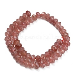 Природного кварца клубники нитей бисера&nbsp;G-C280-A18-02