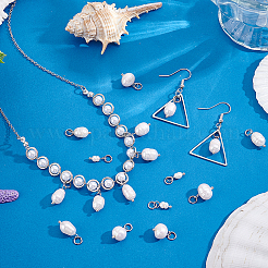 30шт 3 стиля подвески из натурального культивированного пресноводного жемчуга&nbsp;PALLOY-PH01889