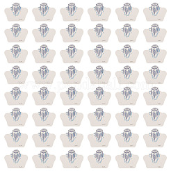 100 шт. Карточки для демонстрации ювелирных изделий из бумаги с перьями CDIS-TA0001-42