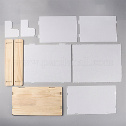 Одноуровневые прямоугольные прозрачные акриловые коробки для минифигурок ODIS-WH0017-104A