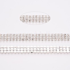 Chaînes de strass en laiton galvanisé&nbsp;CD-TAC0005-01S