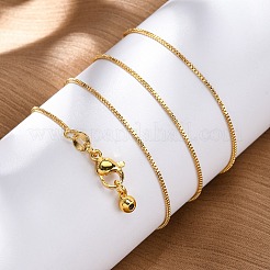 Регулируемые гальванические ожерелья из латуни с венецианской цепью&nbsp;LS-MAK-L028-02G