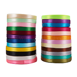 Ruban de satin de couleur unie simple face&nbsp;SRIB-S051-15mm-033