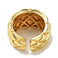 Кольцо из латуни с открытой манжетой&nbsp;RJEW-E292-03G