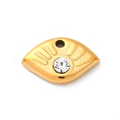 Подвески из нержавеющей стали 304 со стразами STAS-I331-25G