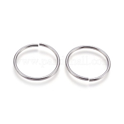 Anillos de salto abiertos cortados con sierra de acero inoxidable 304 resistentes al deslustre&nbsp;STAS-P212-25P-02