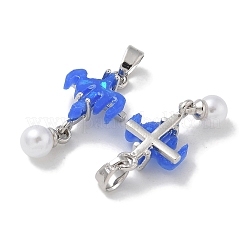 Pendentifs de placage en laiton&nbsp;KK-Q009-03P-01
