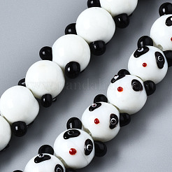 Бусины ручной работы ухабистой бисер нитей LAMP-Q031-001