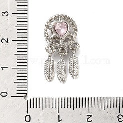 Стойки покрытие сплава горный хрусталь европейских бусы PALLOY-S189-39P-03