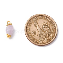 Натуральные аметистовые подвески с лавандой PALLOY-JF01093-01