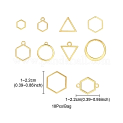 Подвески и звенья с открытой спиной из сплава PALLOY-YWC0002-01G