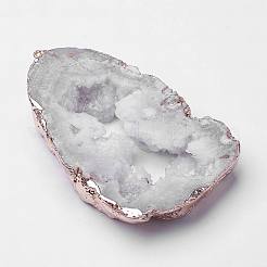 Elettrodeposte druzy naturale agata grandi ciondoli&nbsp;G-N0238-01