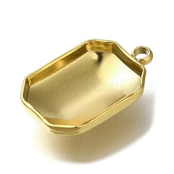 Ионное покрытие (ip) нержавеющая сталь 304 подвеска кабошон оправа STAS-I310-25G