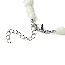 Cavigliere con perline di conchiglia naturale&nbsp;AJEW-AN00619