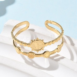 Кольца-манжеты из нержавеющей стали 304&nbsp;RJEW-P150-13G