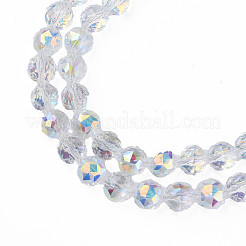 Гальванизируйте прозрачное стекло бисер нитей&nbsp;X-EGLA-N002-34A-C03