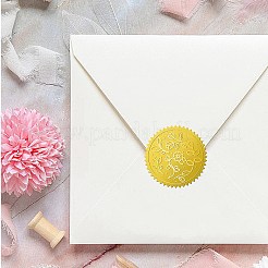 12 лист самоклеящихся наклеек с тиснением золотой фольги&nbsp;DIY-WH0451-033