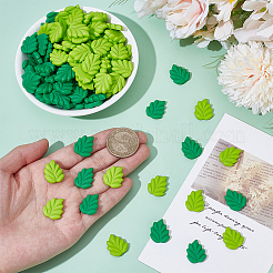 Кабошоны из непрозрачной смолы&nbsp;RESI-ME0001-24