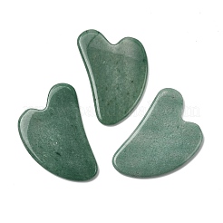 Естественные зеленые авантюрины gua sha доски G-B003-01