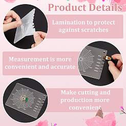 1 набор акриловых измерительных инструментов для колец&nbsp;TOOL-BC0003-16