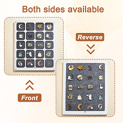 Акрил с фетровым лотком для памятных монет AJEW-WH0471-110B