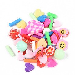 Кабошоны из полимерной глины ручной работы CLAY-N013-14