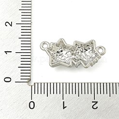 合金樹脂チャーム  プラチナ  スター  13x21.5x3.5mm&nbsp;PALLOY-S029-03B