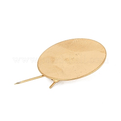 Вакуумное покрытие pvd нержавеющая сталь 304 брошь кабошон оправы&nbsp;STAS-E547-08K-G