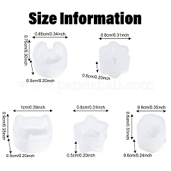 5шт 5 стиля силиконовые Молды&nbsp;DIY-YW0016-32