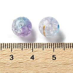 Прозрачных бусин акриловые треск&nbsp;DACR-D300-01B-10mm