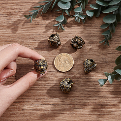 2 шт. 2 стиля для повседневного использования на открытом воздухе латунный парашютный трос европейские бусины KK-NB0003-61