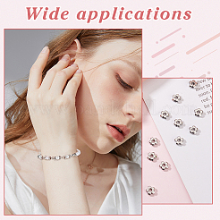 60 шт. бусины из нержавеющей стали марки 304 STAS-UN0061-04