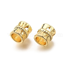 Бусины европейские латунные колонны KK-C106-13G