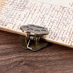 3 Stück Pfotenabdruck-Clips aus Zinklegierung&nbsp;AJEW-CP0011-55