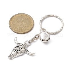 Tête de taureau en alliage de style tibétain&nbsp;KEYC-JKC00562-02