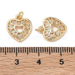 Valentinstag-Anhänger aus Messing mit klaren Zirkonia&nbsp;XGRQ3K836-527G