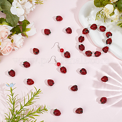 30шт ручной работы бусины лэмпворк&nbsp;LAMP-PH0001-51