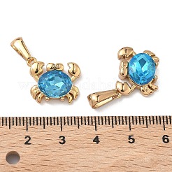 Подвески из нержавеющей стали 304 и стекла&nbsp;STAS-L309-20A-G