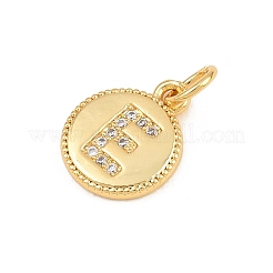 Latón micro pavimenta claro cubic zirconia encantos&nbsp;CU-CBA56CE-12G-E