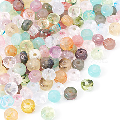 140шт 7 цвета прозрачные акриловые бусины&nbsp;OACR-TA0003-97