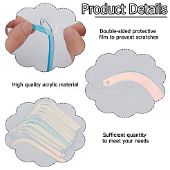 20 Stück Anprobestab für Acryl-Ohrringe&nbsp;ODIS-FG0001-88B
