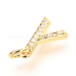 Латунные микро проложить кубического циркония подвески&nbsp;ZIRC-O037-01G